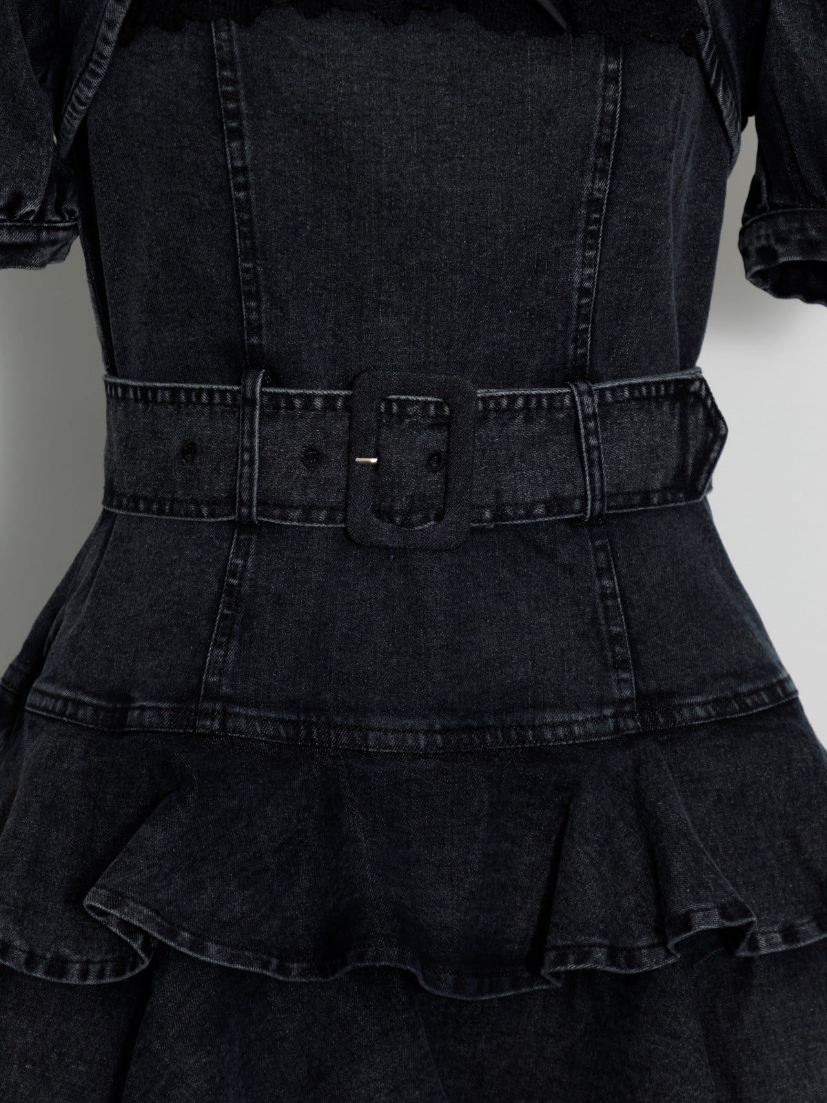 ティアードフリルミニワンピース