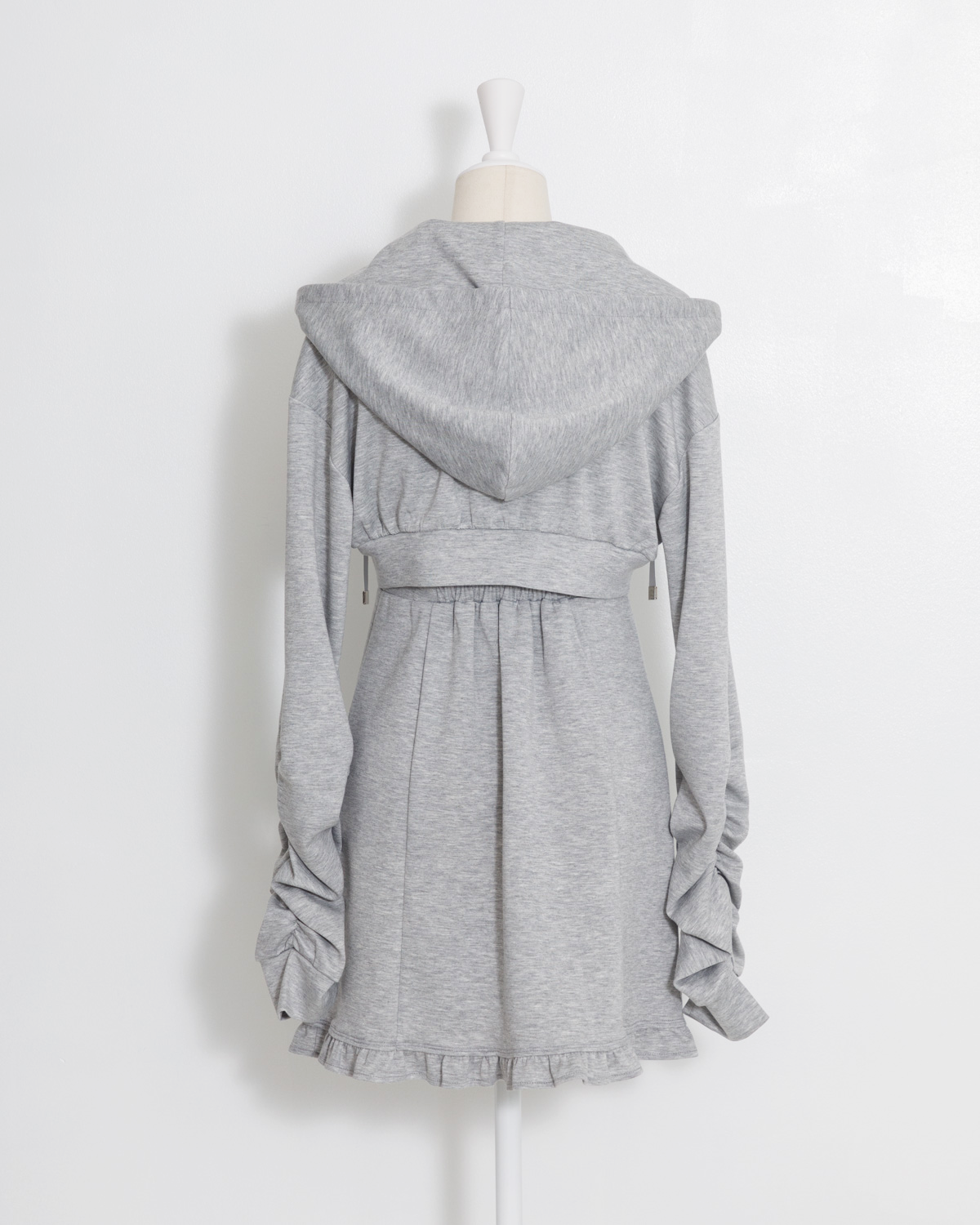 ボンディングワンピ×ショートパーカーセット