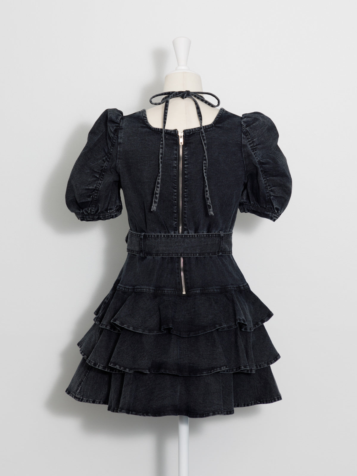 ティアードフリルミニワンピース