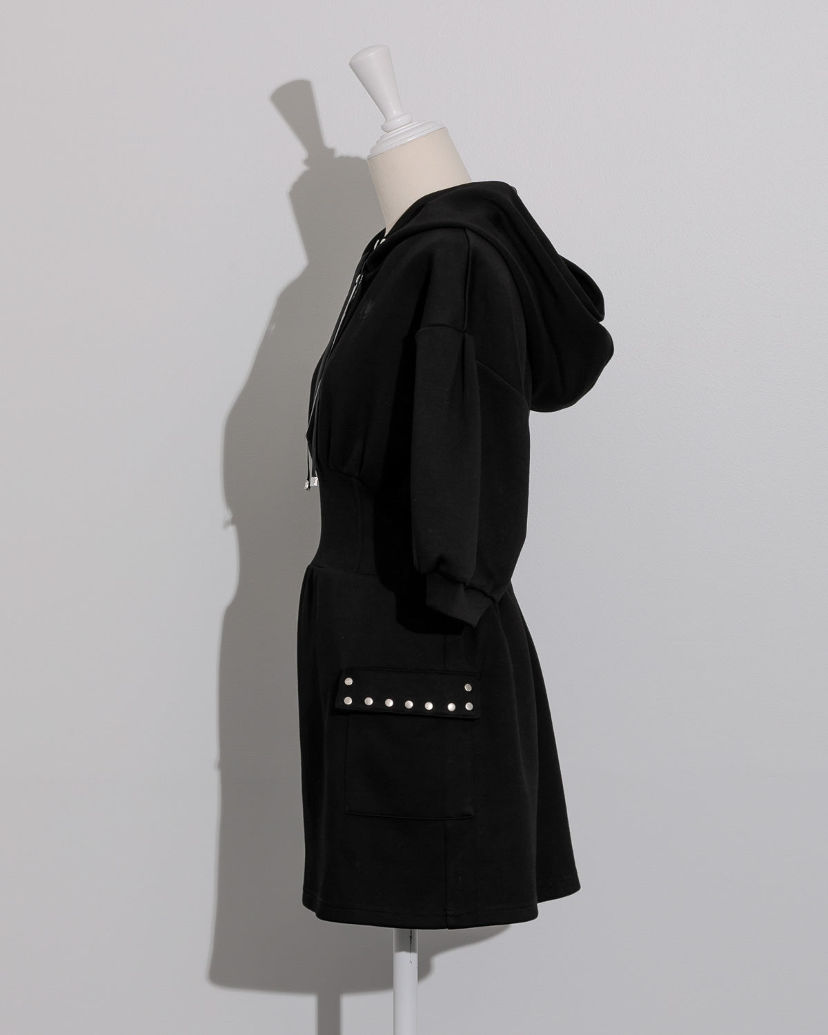 スタッズポケットスウェットワンピ