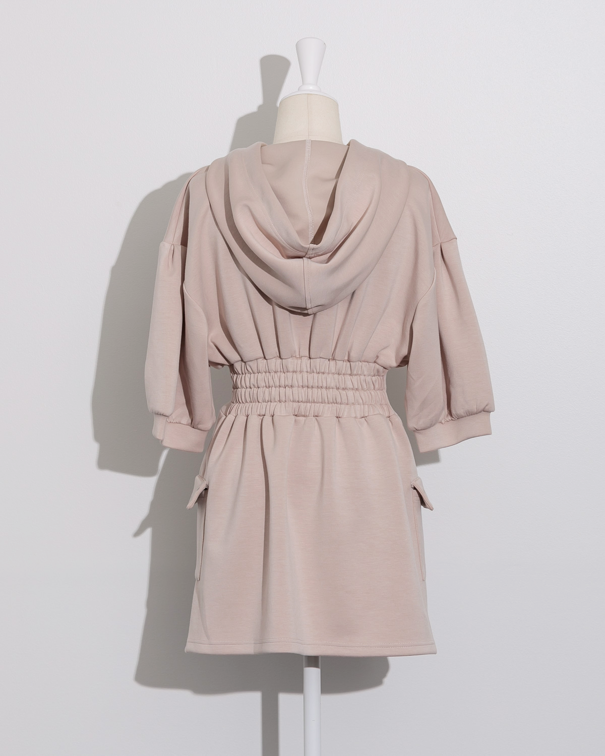 スタッズポケットスウェットワンピ