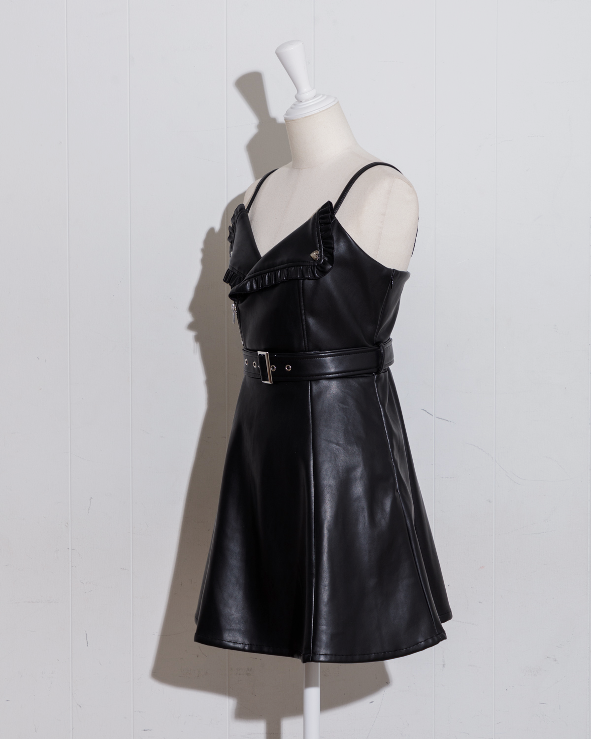 ライダースフレアジャンパースカート