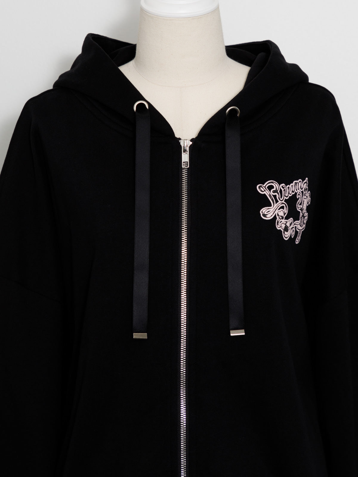 pium ribbon portion オーバーサイズジップパーカー