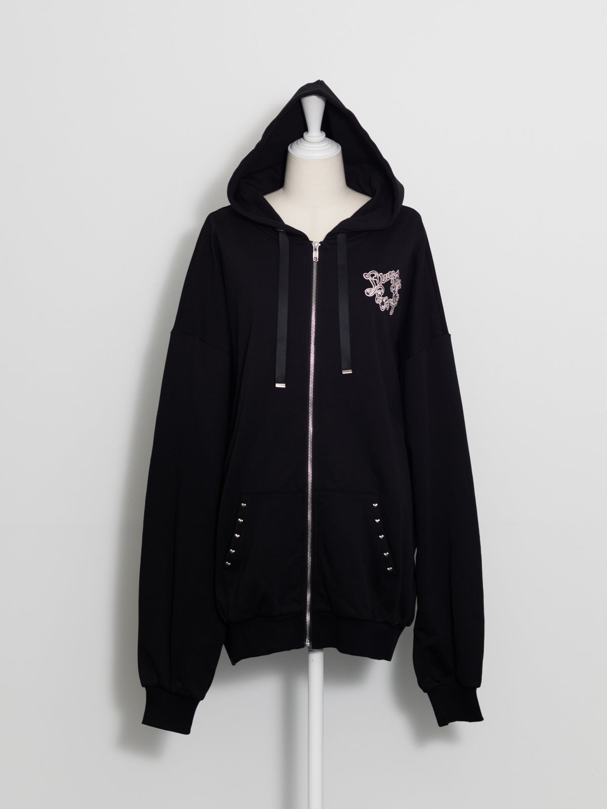 pium ribbon portion オーバーサイズジップパーカー