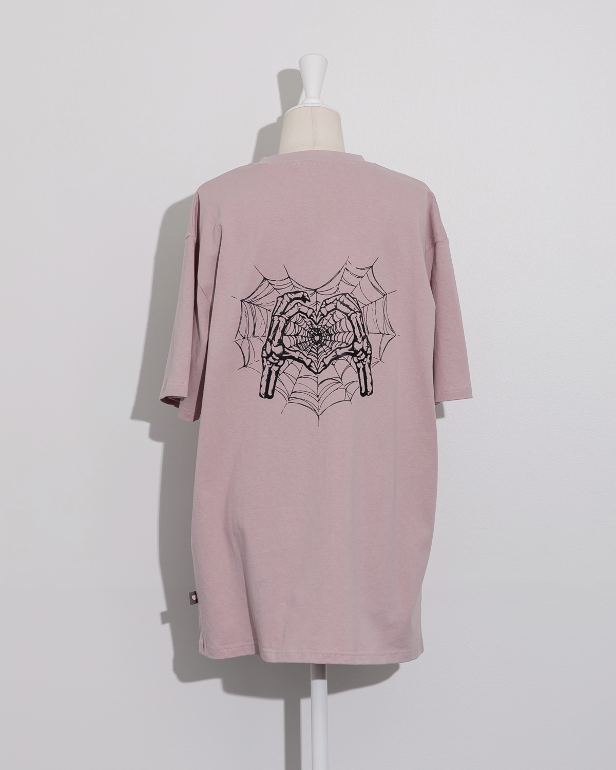 スケルトンハートオーバーサイズ半袖Tシャツ