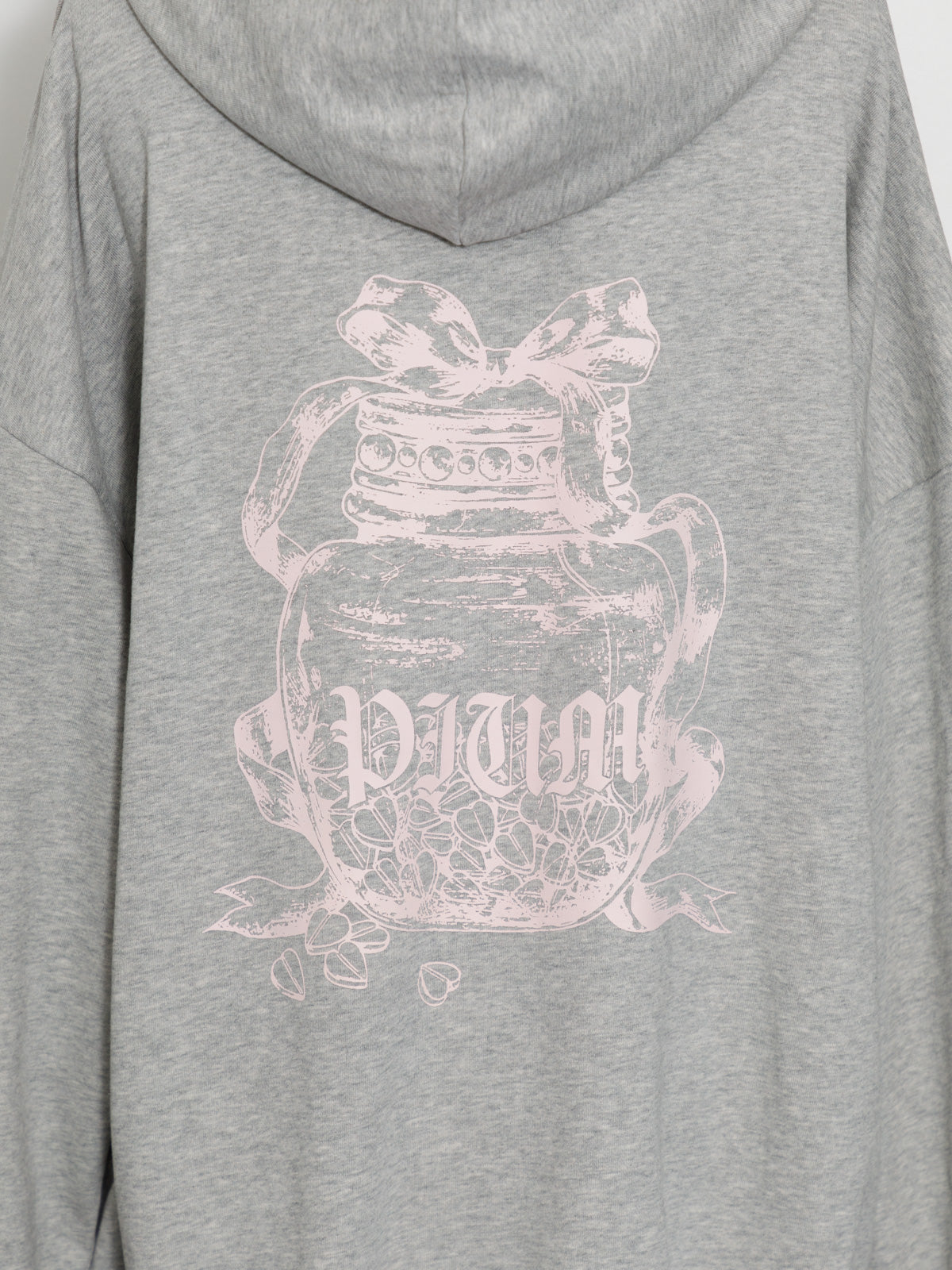 pium ribbon portion オーバーサイズジップパーカー