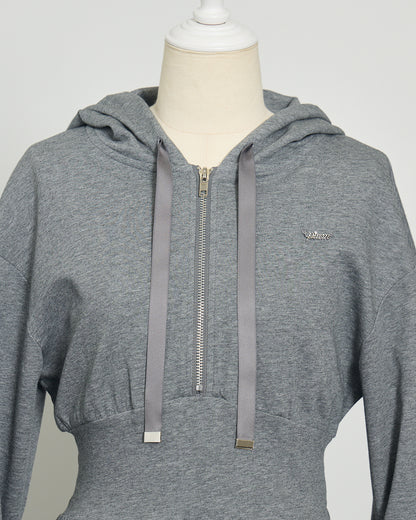 レイヤードプリーツボンディングワンピ