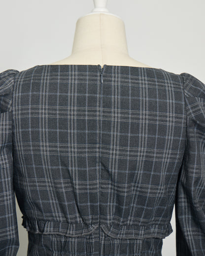 はしごレースフリルティアードワンピース