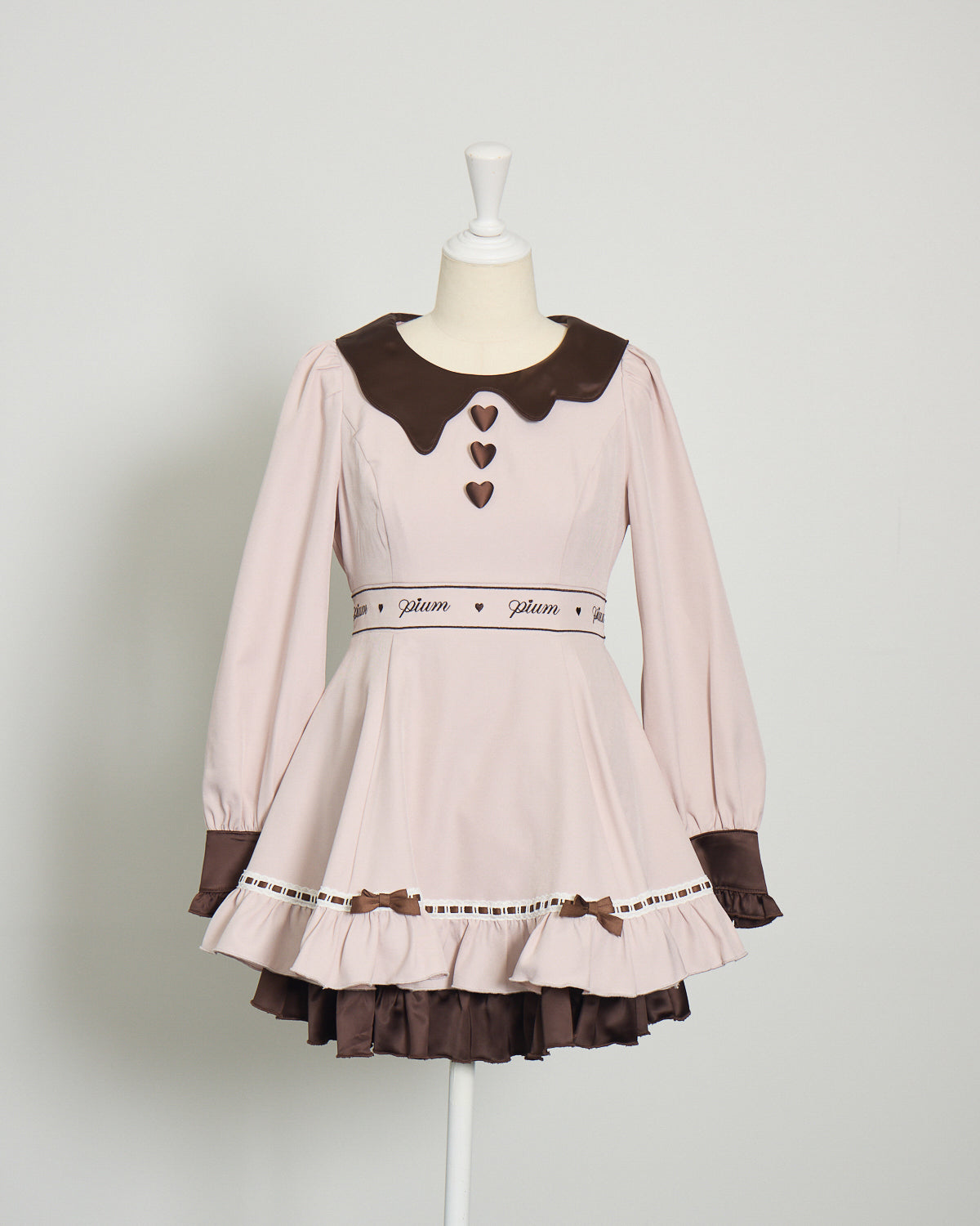 melty chocolateフレアミニワンピース – pium