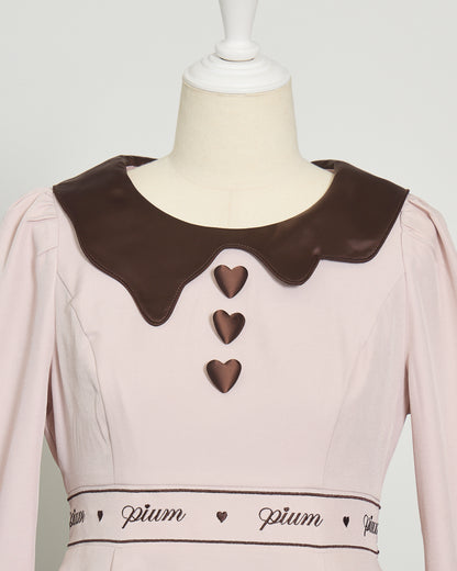 melty chocolateフレアミニワンピース