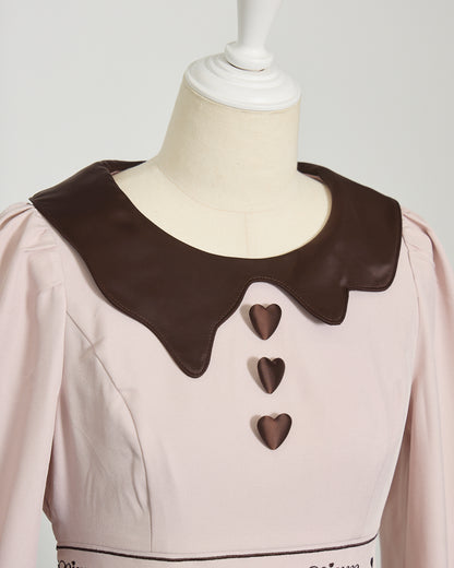 melty chocolateフレアミニワンピース