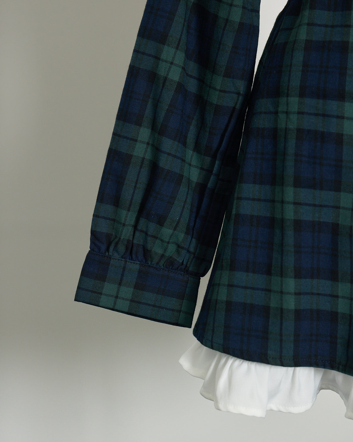 ヨーク切替ベルト付きワンピース