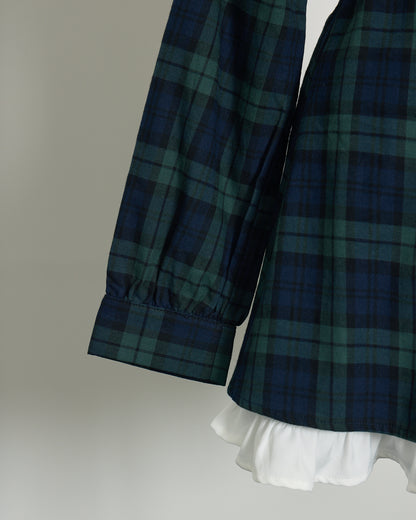 ヨーク切替ベルト付きワンピース