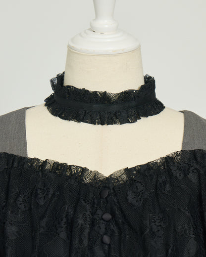 チョーカー付きレース切替セットアップ