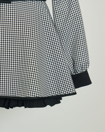 フロントホックパイピングケープセットアップ