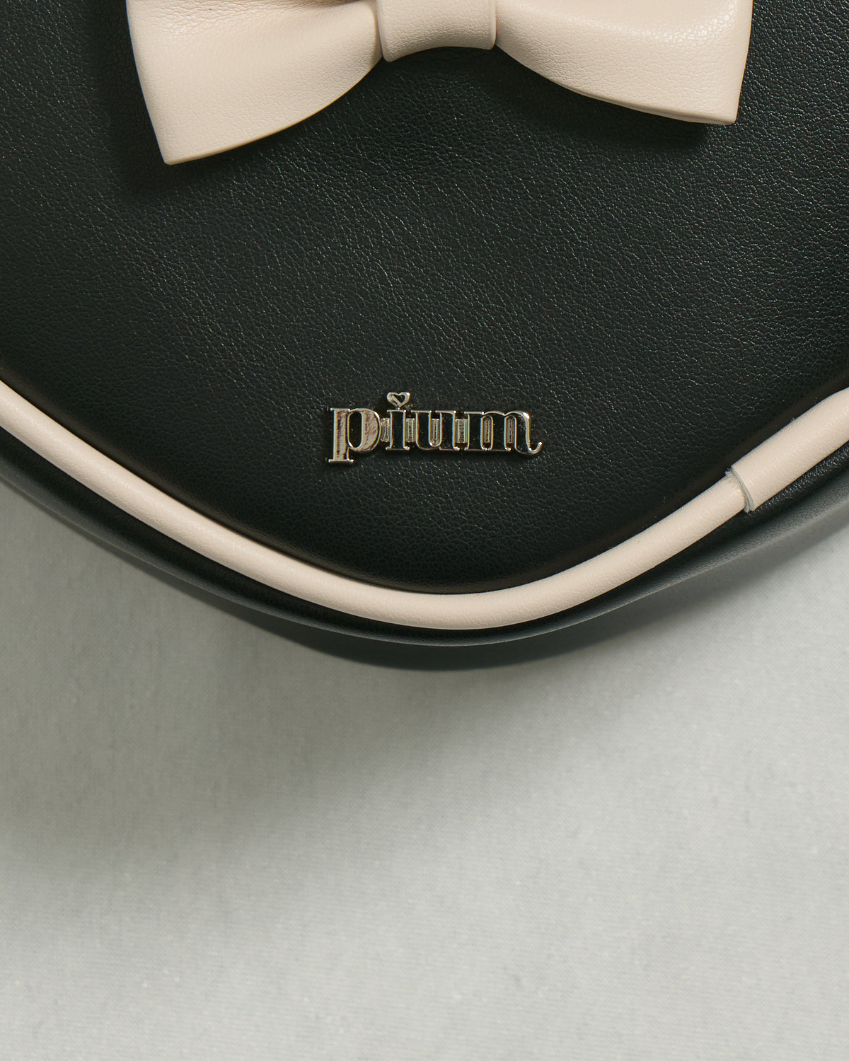 ミニポーチ付きリボンハートバッグ