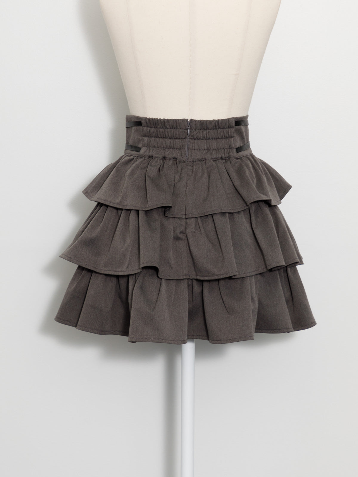 ウエストクロスティアードミニスカート