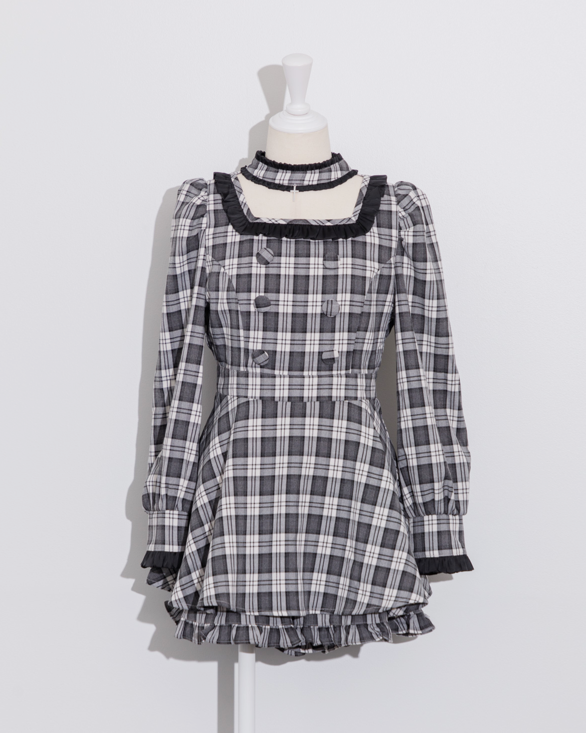 カラー:アイボリーチェック