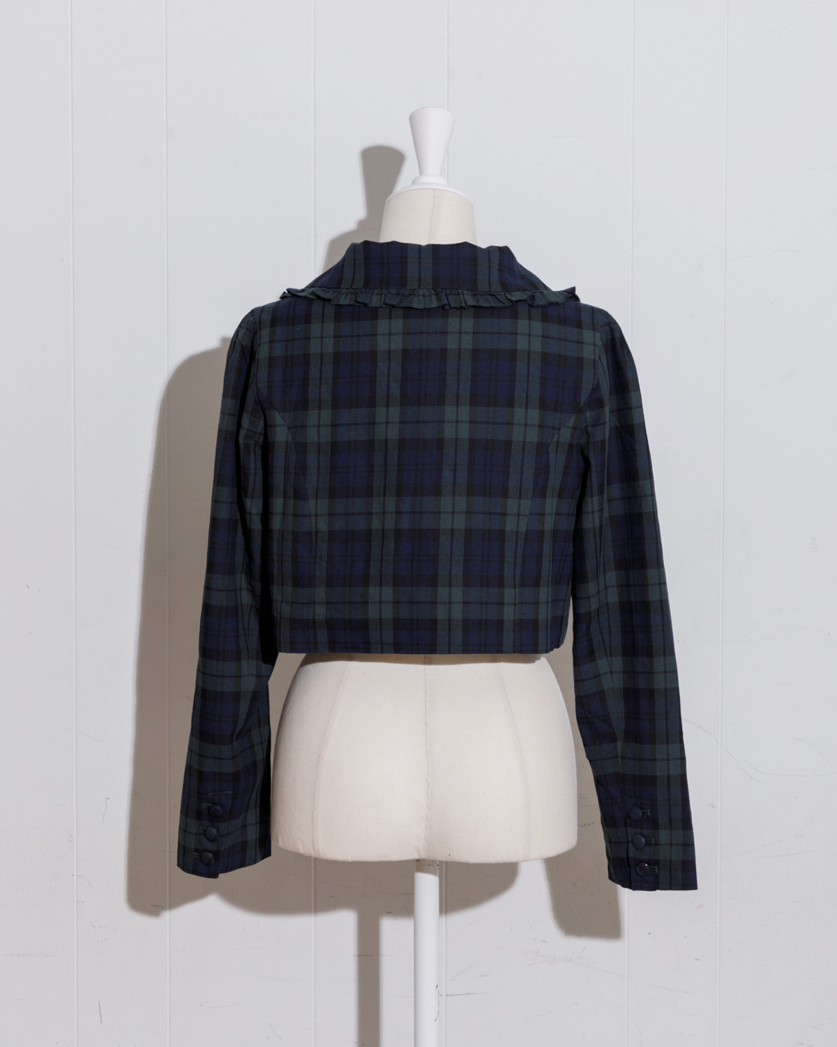 フリルカラーリボンジャケット