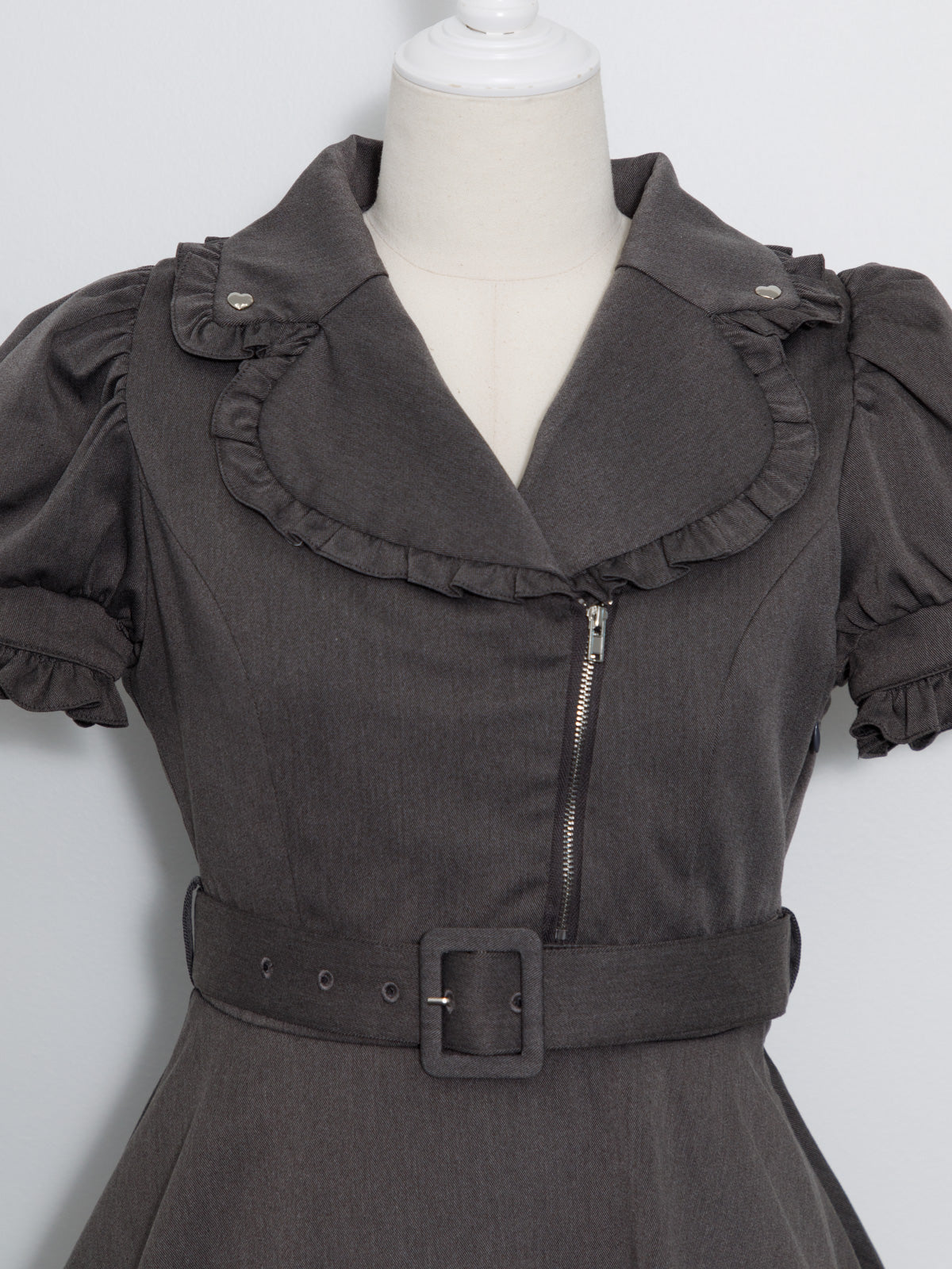 フリルカラーライダースセットアップ