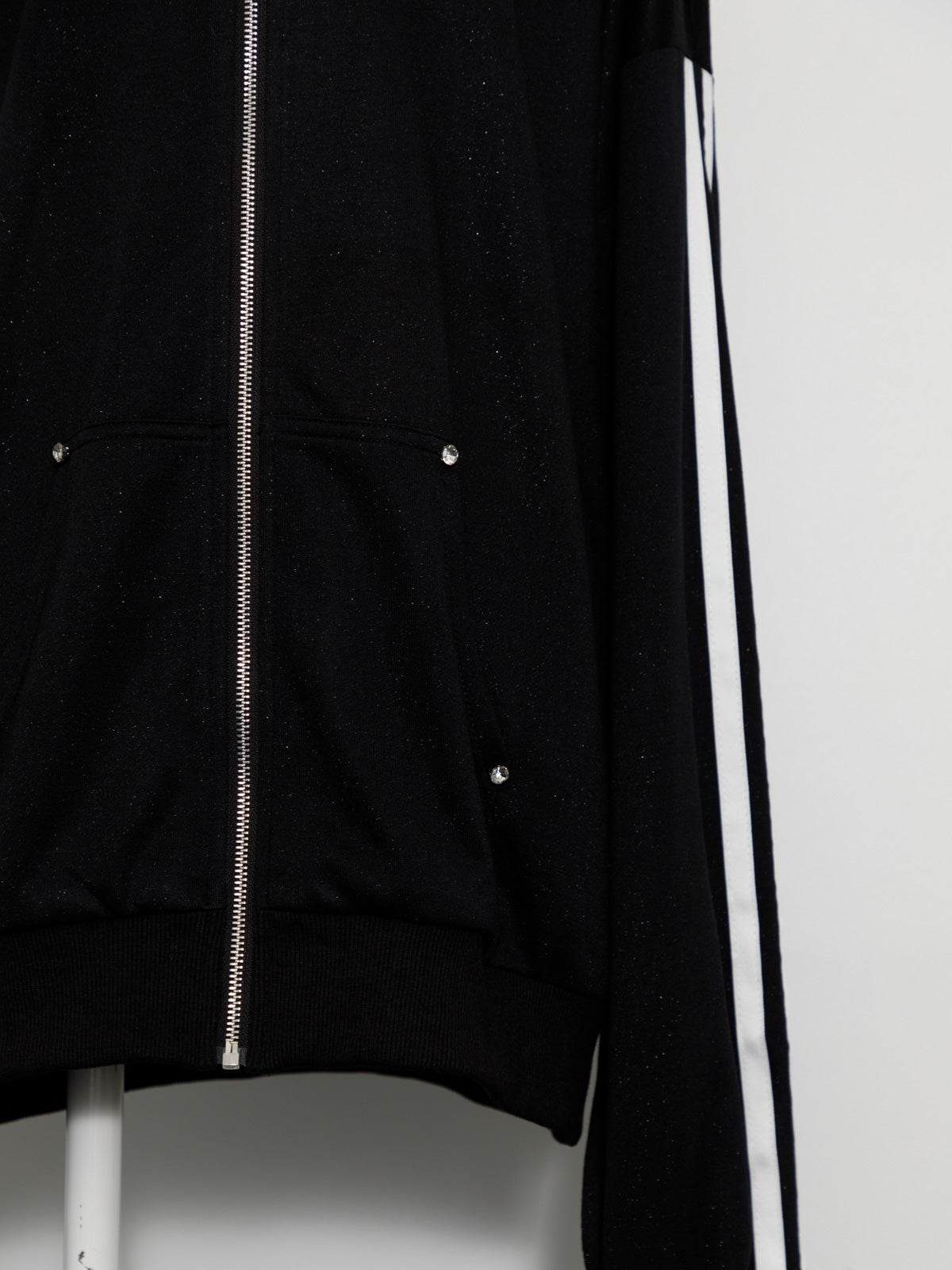 ダブルラインビジュープリントジップスウェット