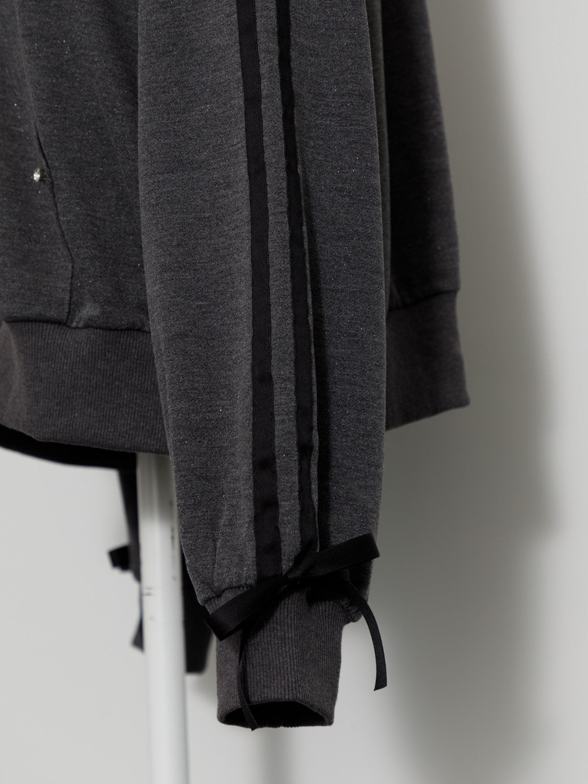 ダブルラインビジュープリントジップスウェット