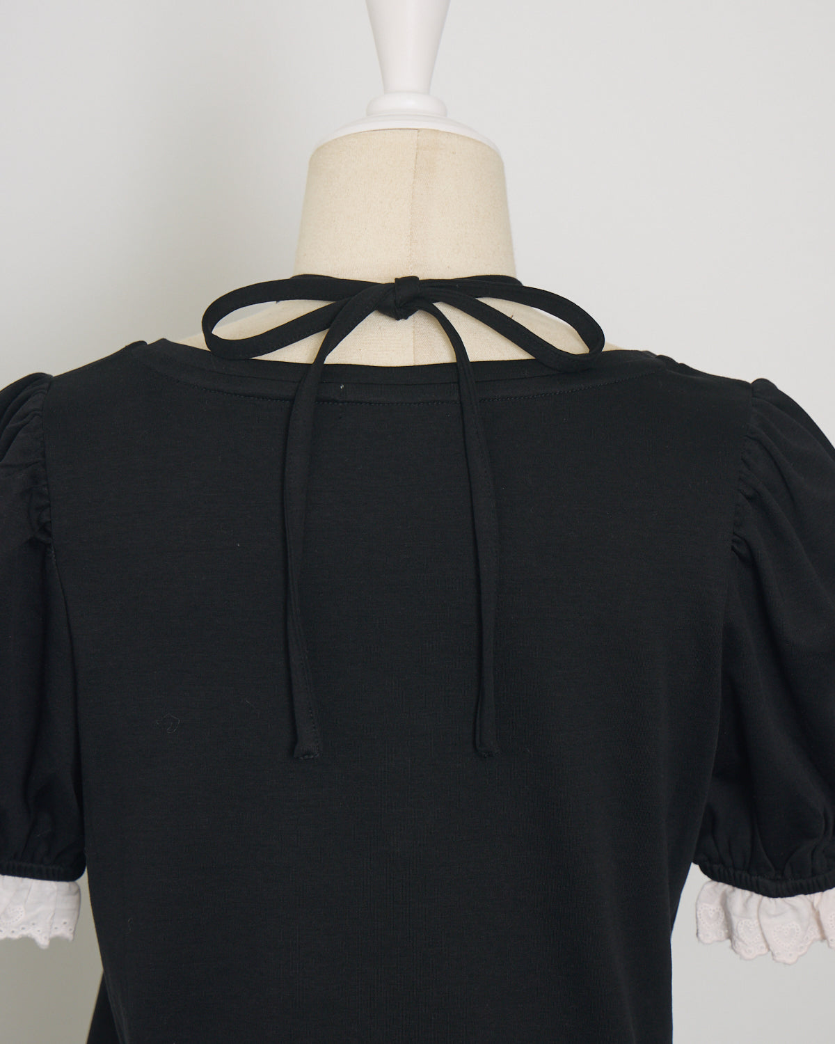 ハートリボンパフスリーブTシャツ