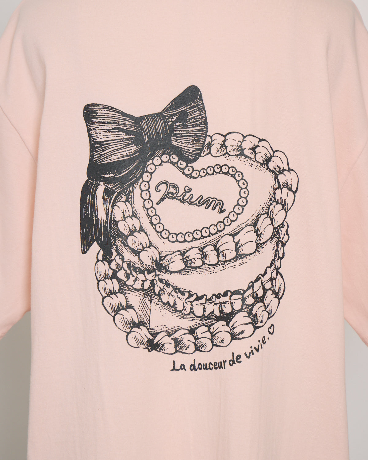 piumハートケーキオーバーサイズTシャツ