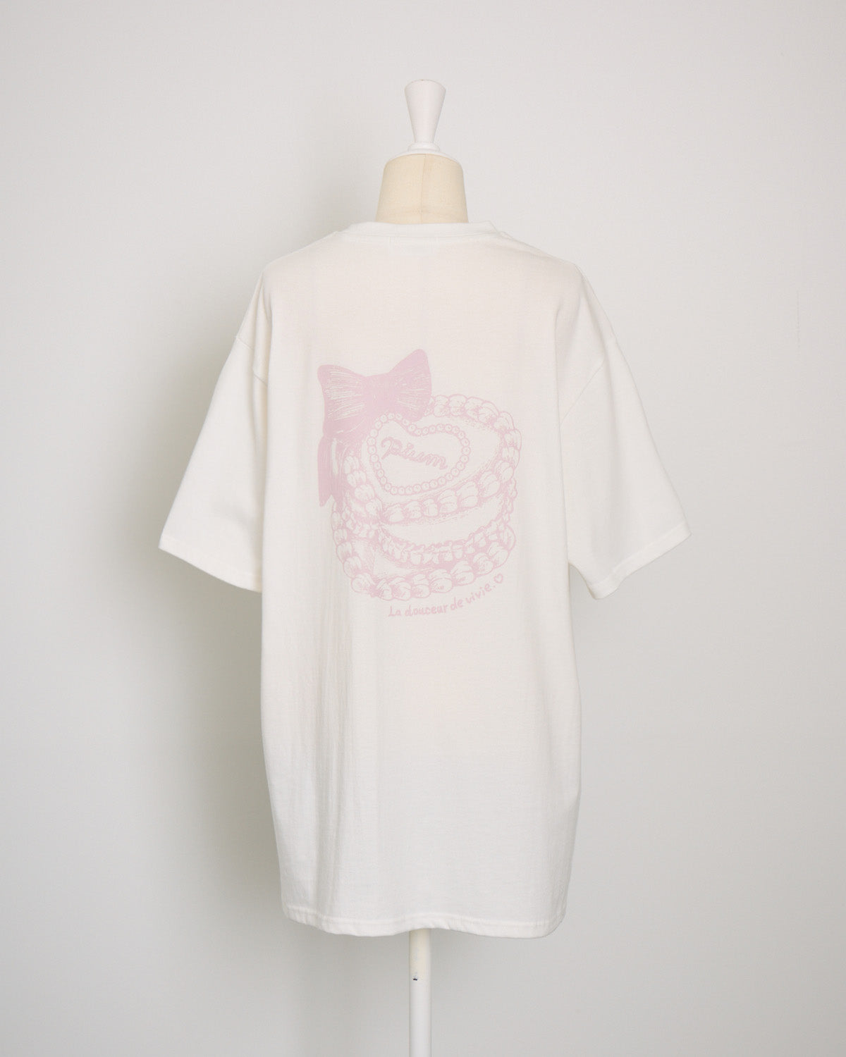 piumハートケーキオーバーサイズTシャツ