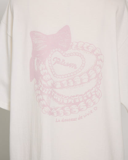 piumハートケーキオーバーサイズTシャツ