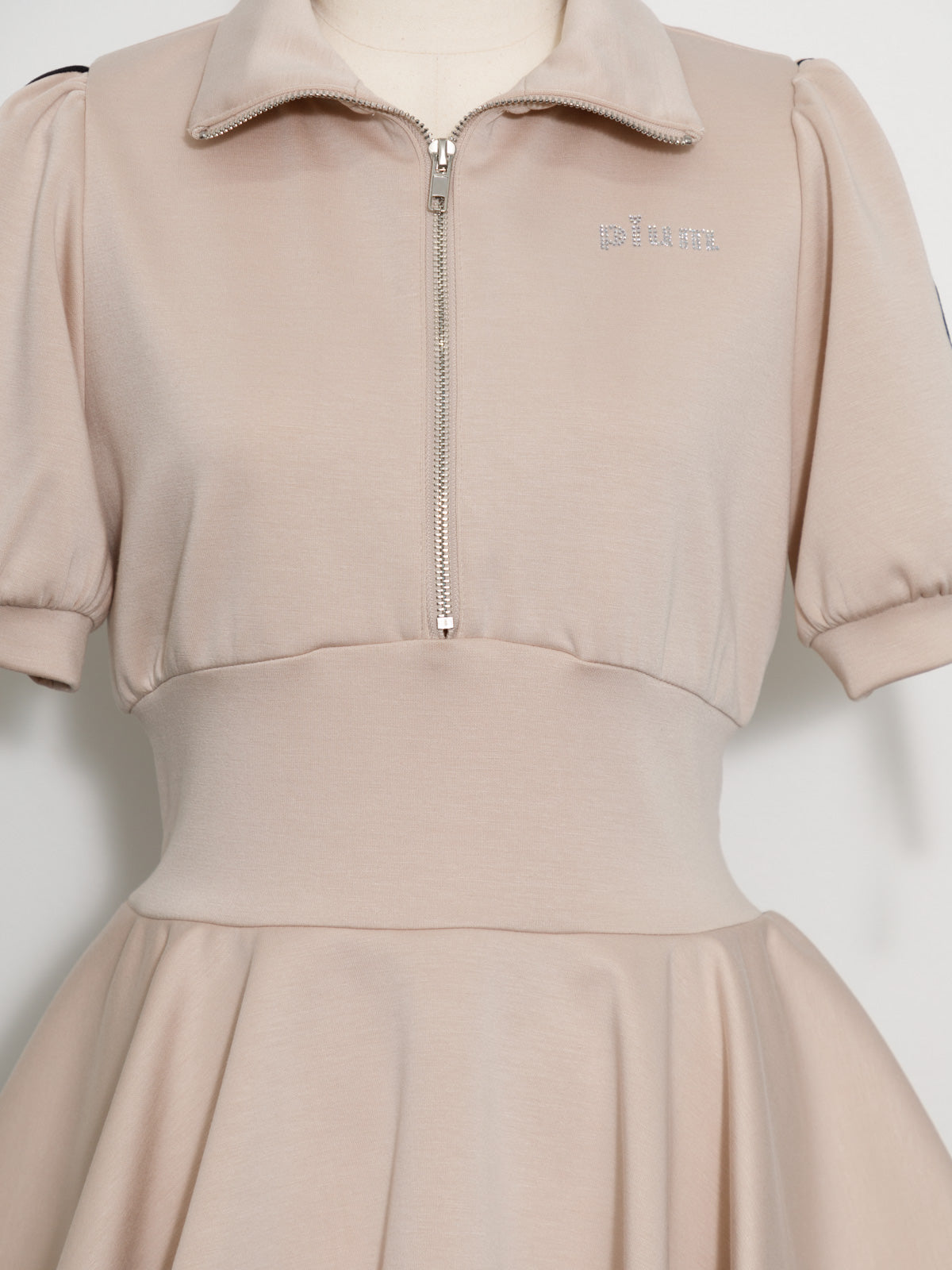 ダブルラインティアードジャージワンピース