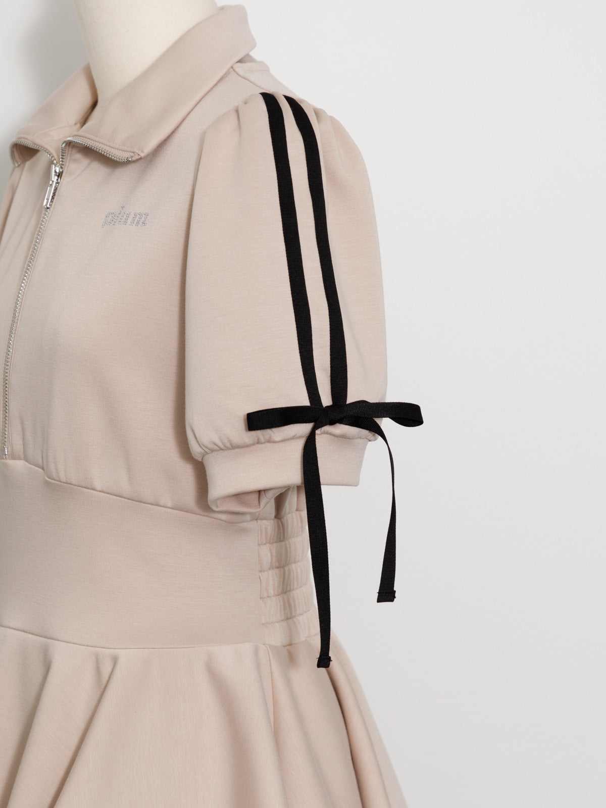 ダブルラインティアードジャージワンピース