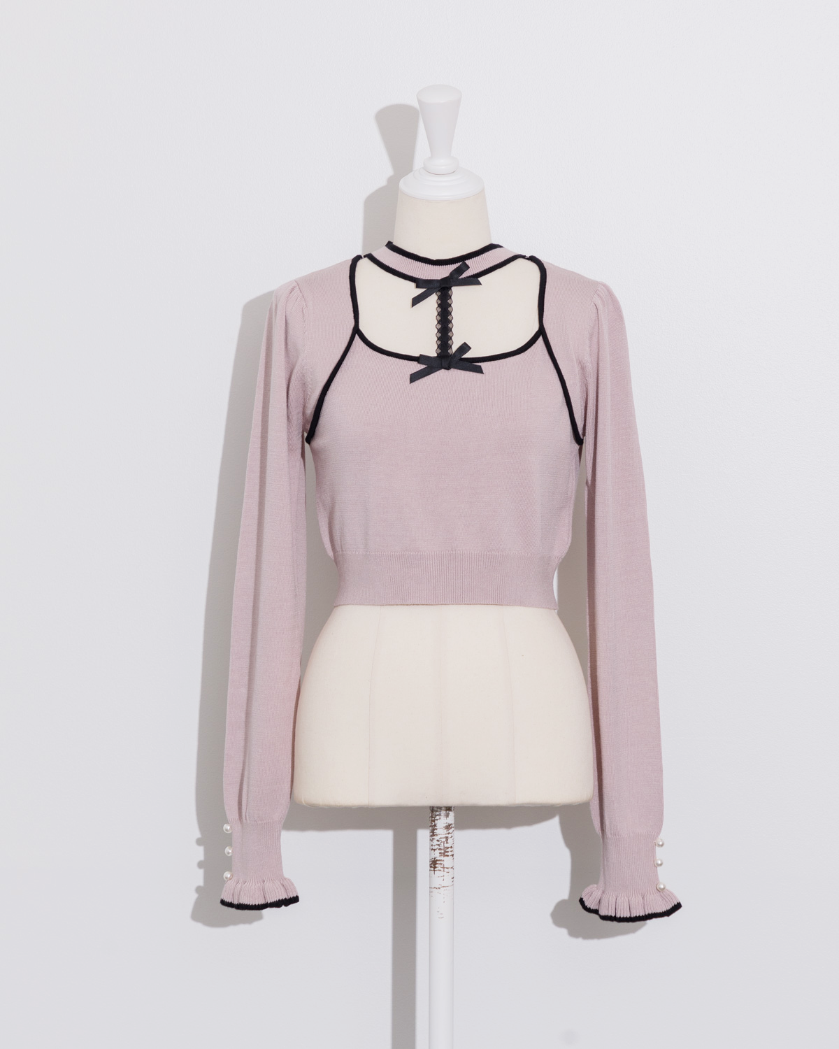レースチョーカーケープニット – pium レースチョーカーケープニット – pium