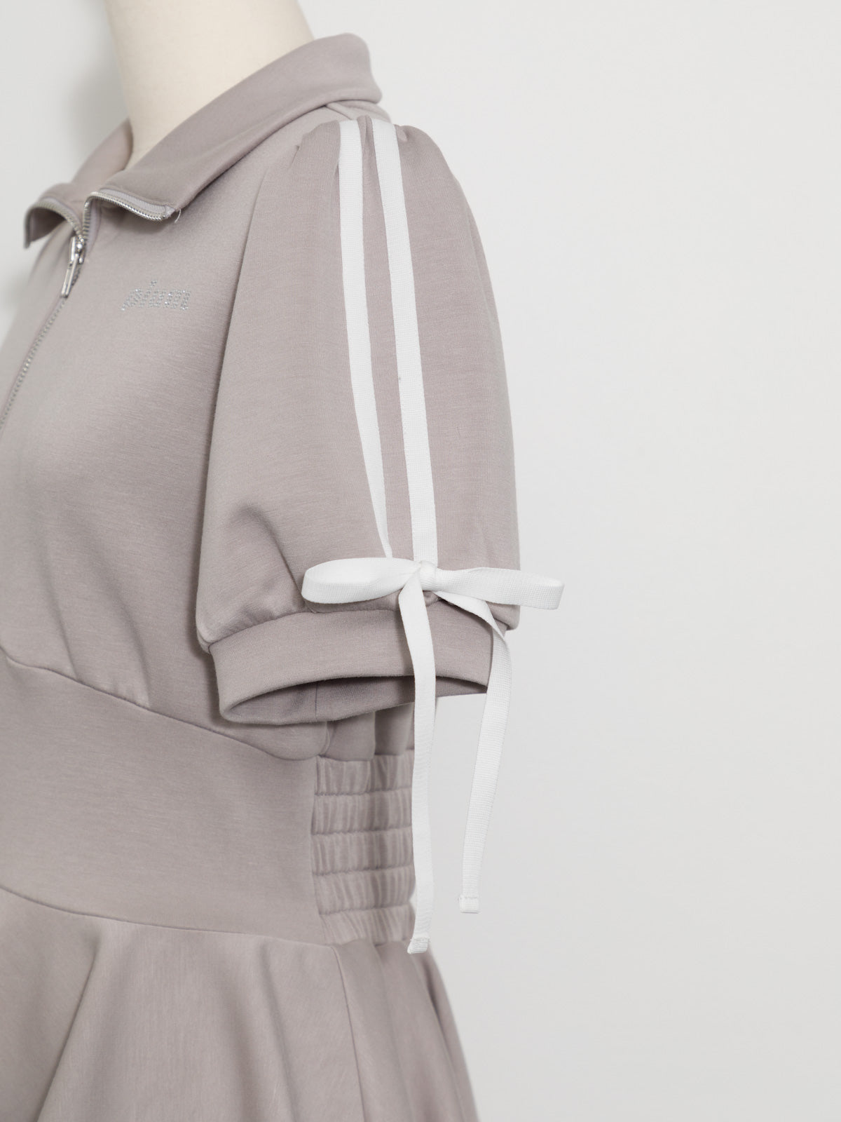 ダブルラインティアードジャージワンピース