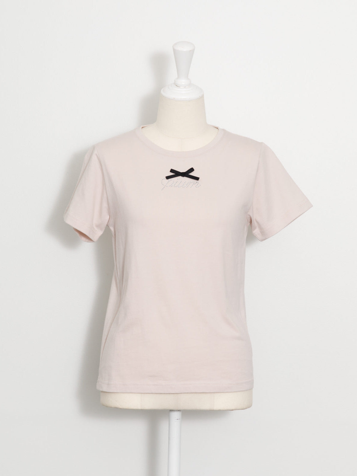 ミニリボンpiumロゴTシャツ