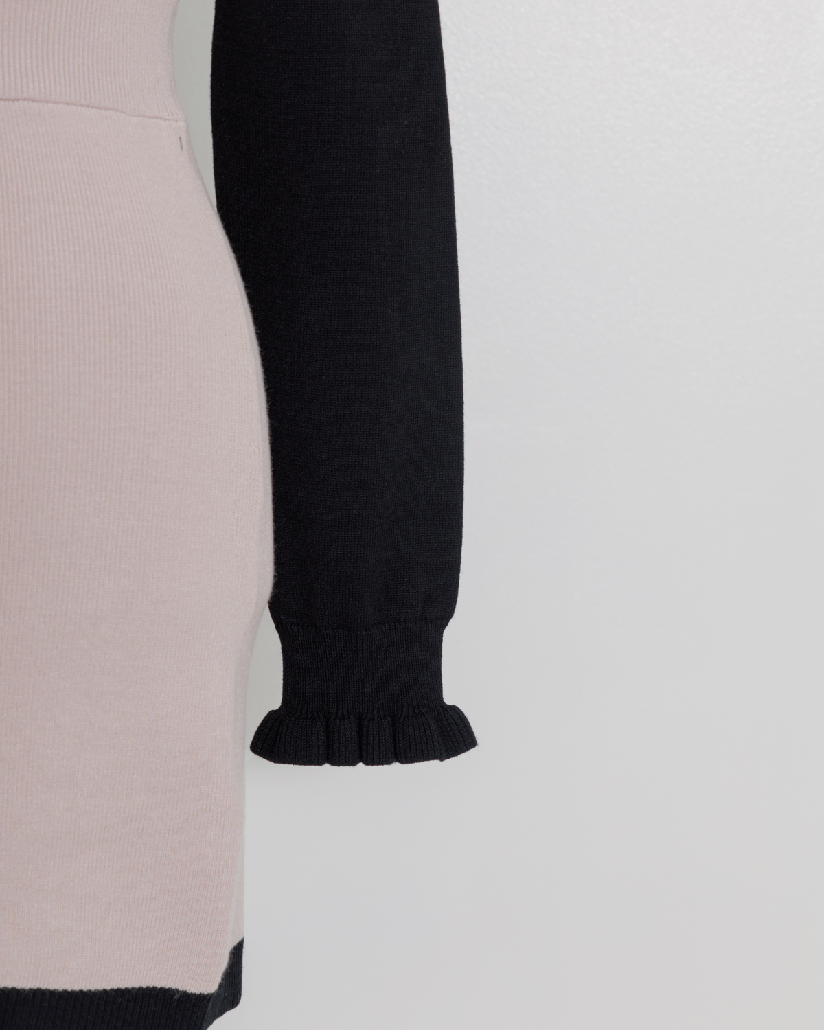 pium リボンテープレイヤードニットワンピ ピンク pium リボンテープレイヤードニットワンピ ピンク