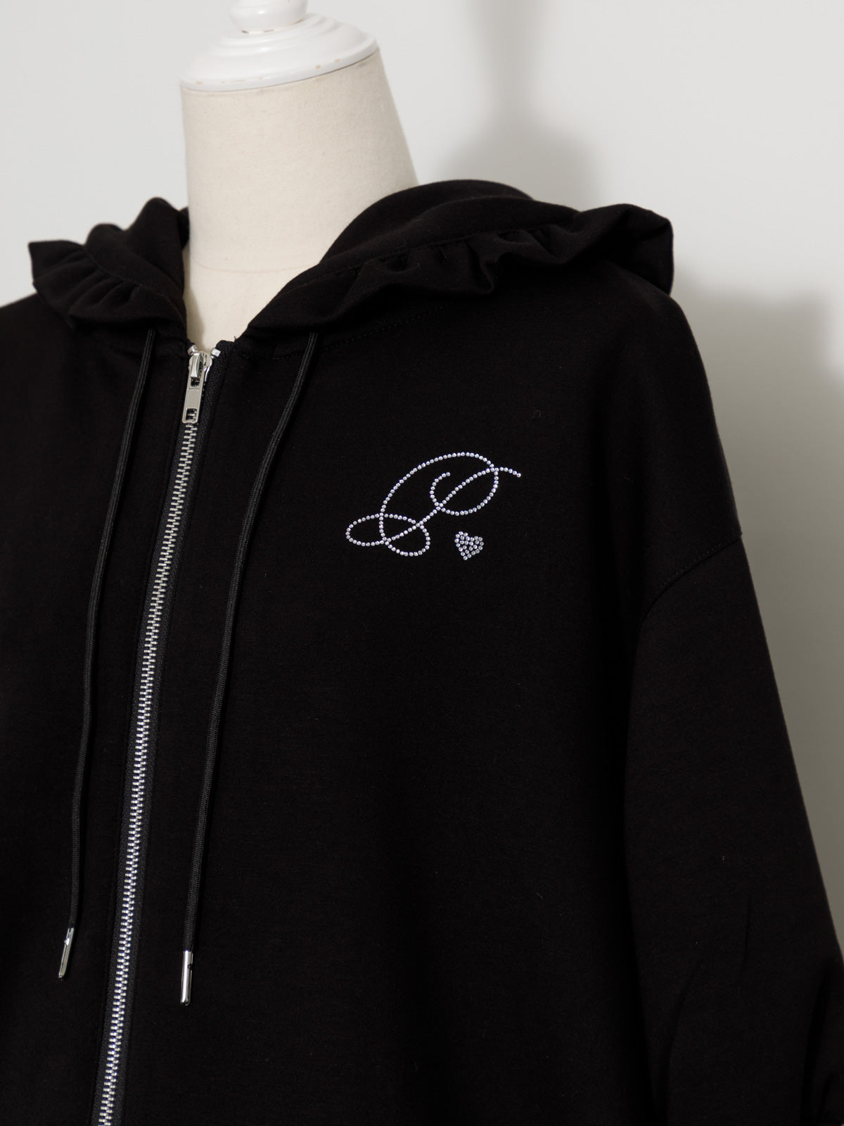 オーバーサイズ半袖パーカー×フリルスカートセット