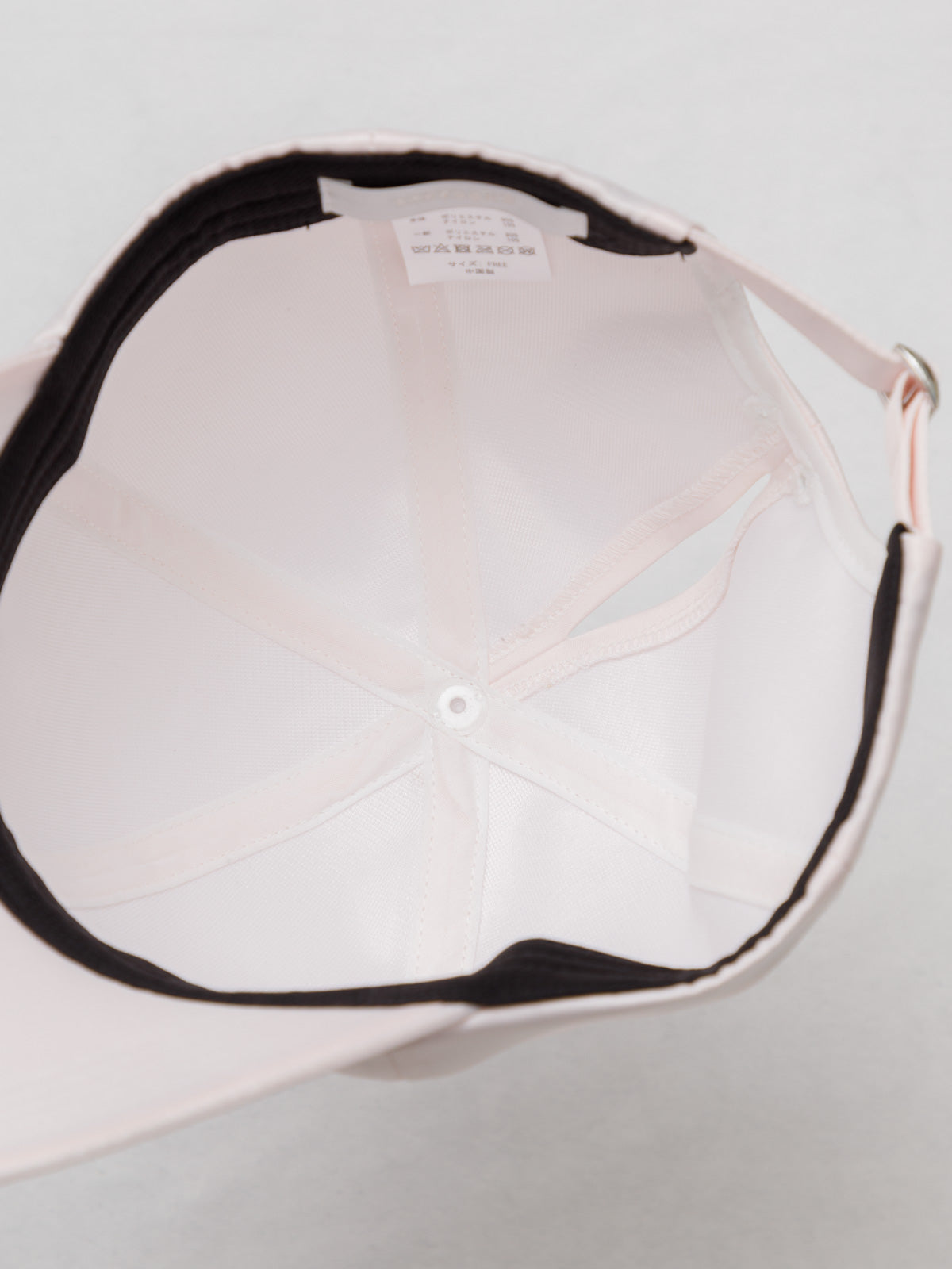 バックリボンサテンキャップ