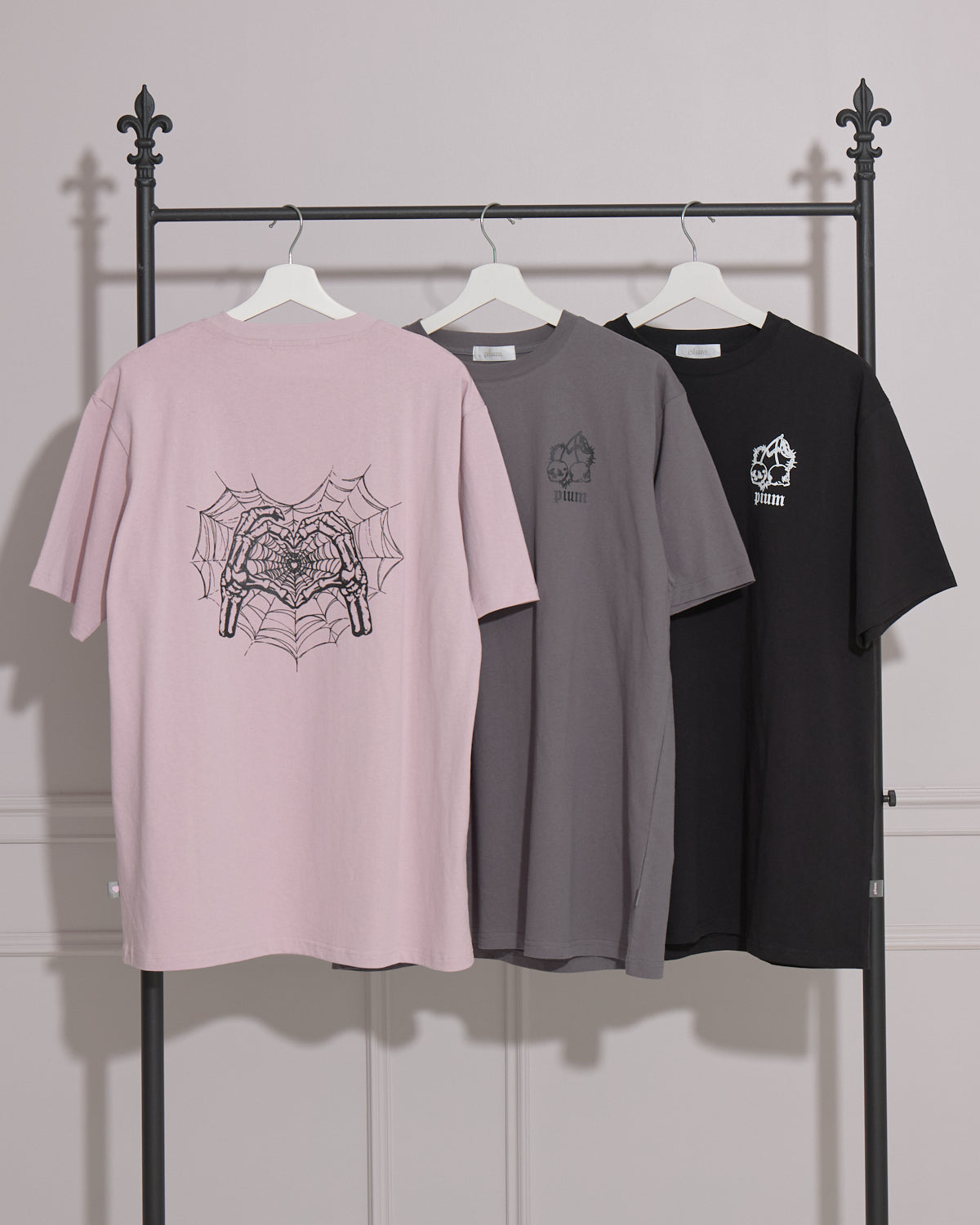 スケルトンハートオーバーサイズ半袖Tシャツ