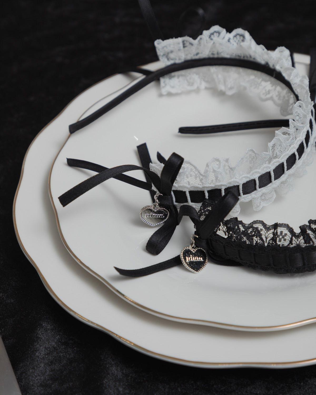 レースリボンドールカチューシャ