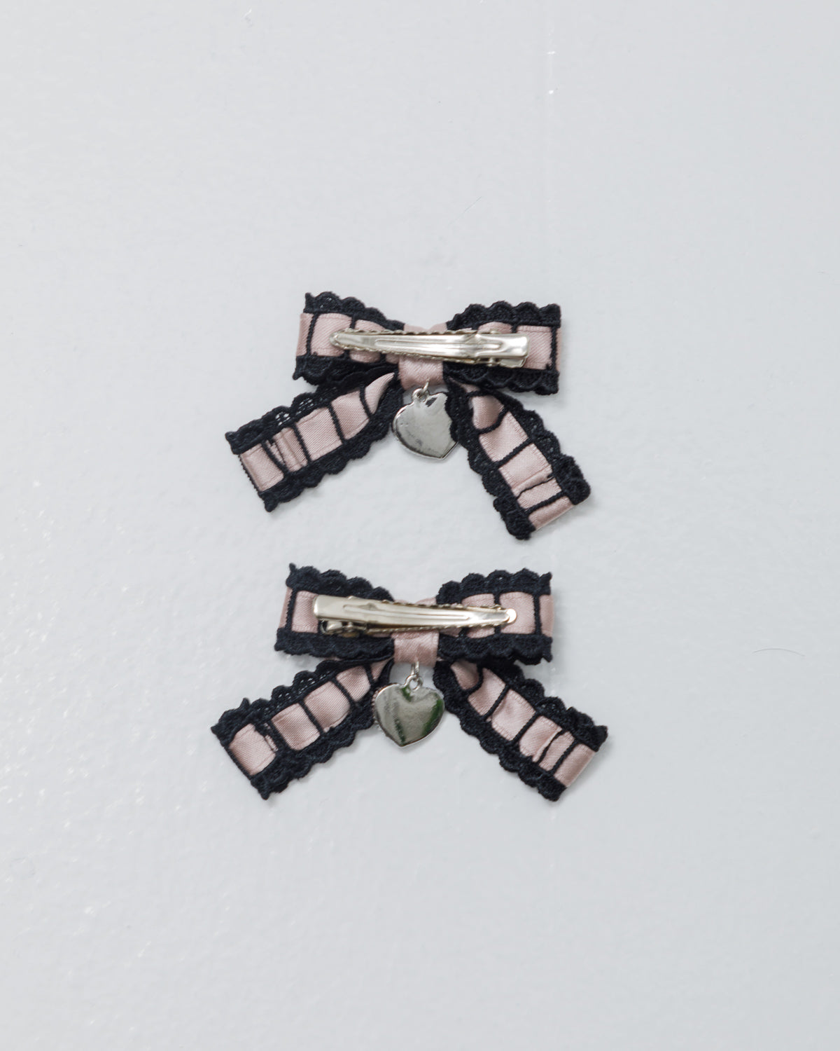 レースリボンドールクリップセット