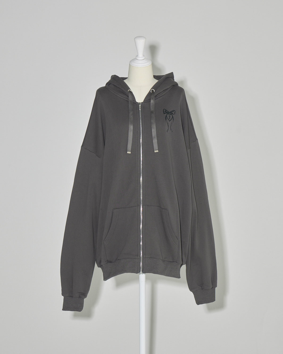 バッククロスオーバーサイズパーカー