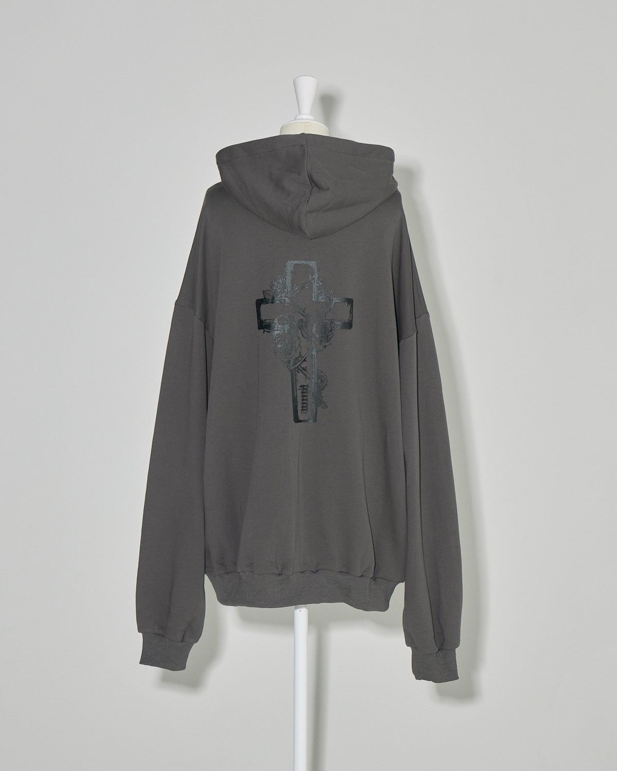 バッククロスオーバーサイズパーカー