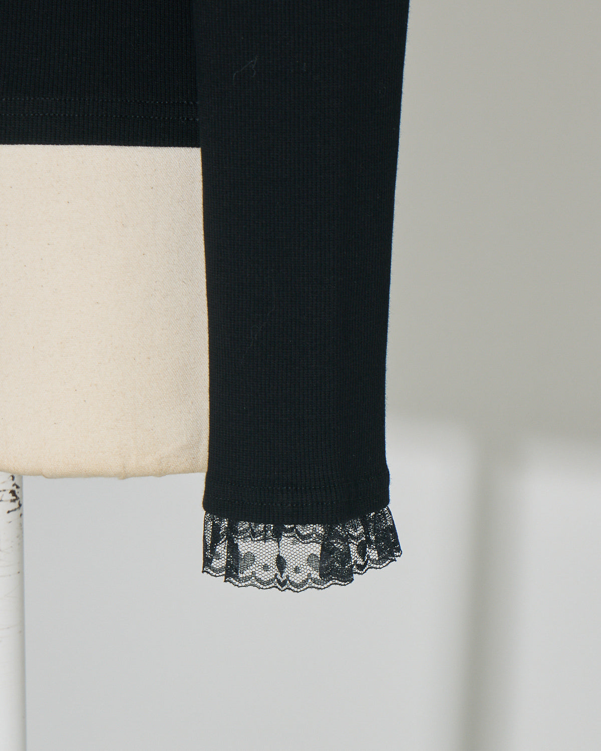 チェックリボンカットソー