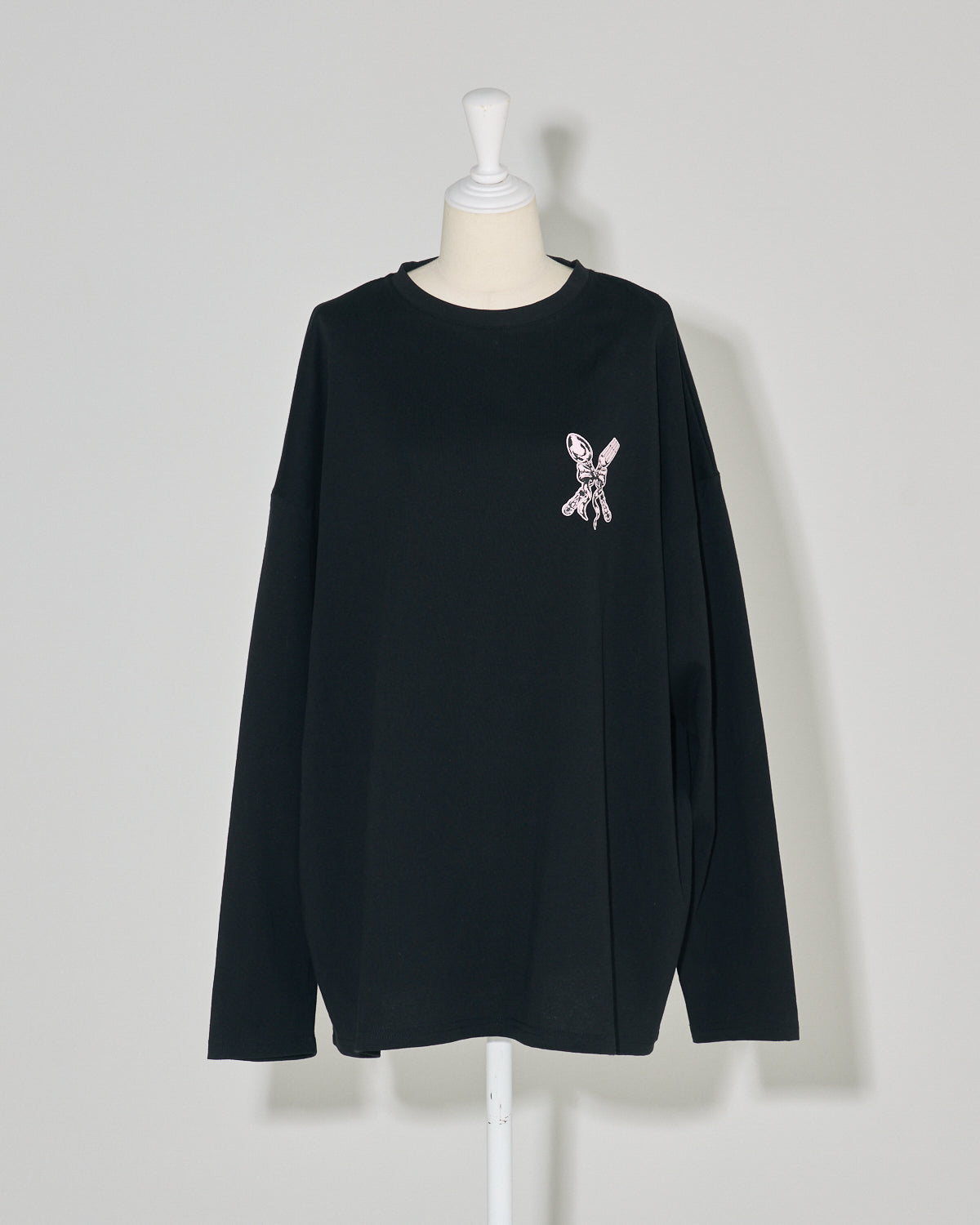 pium melty berry オーバーサイズロングTシャツ