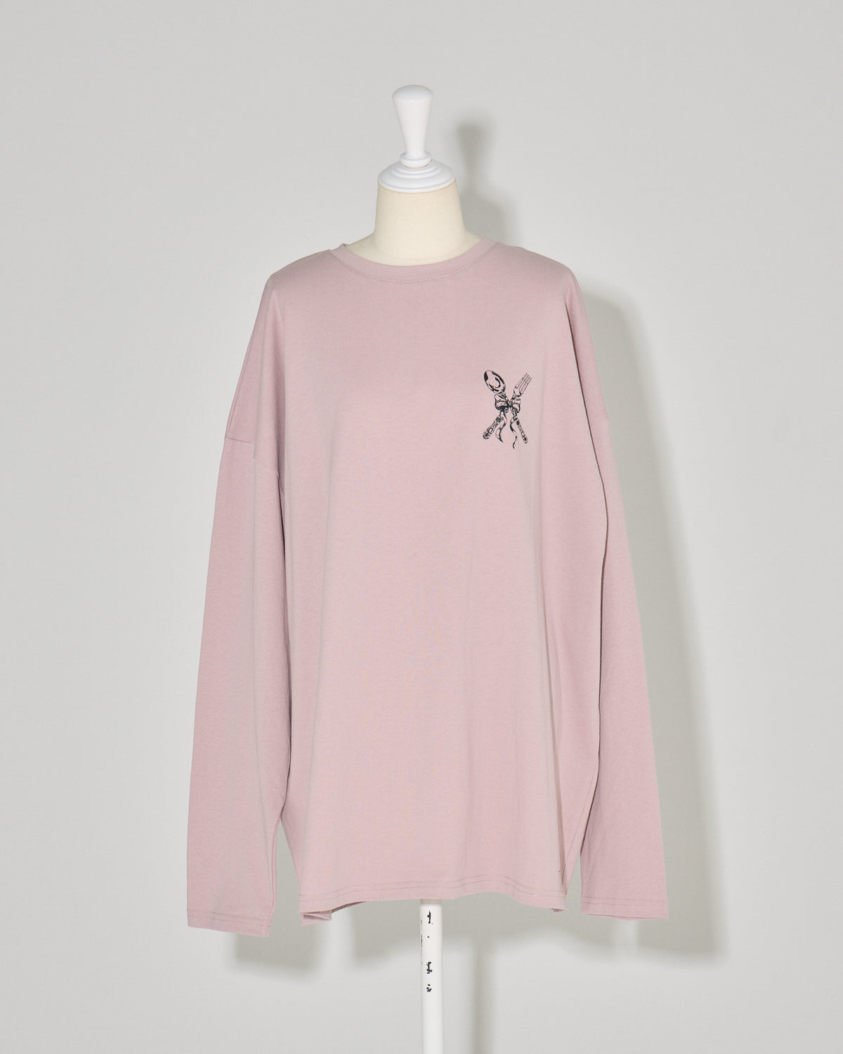 pium melty berry オーバーサイズロングTシャツ