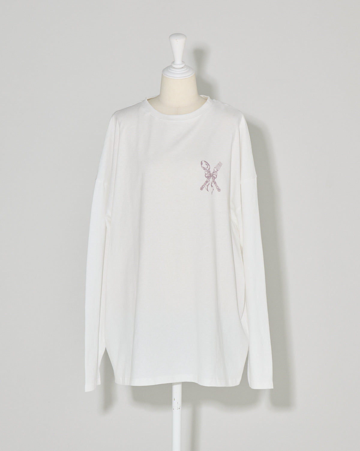 pium melty berry オーバーサイズロングTシャツ