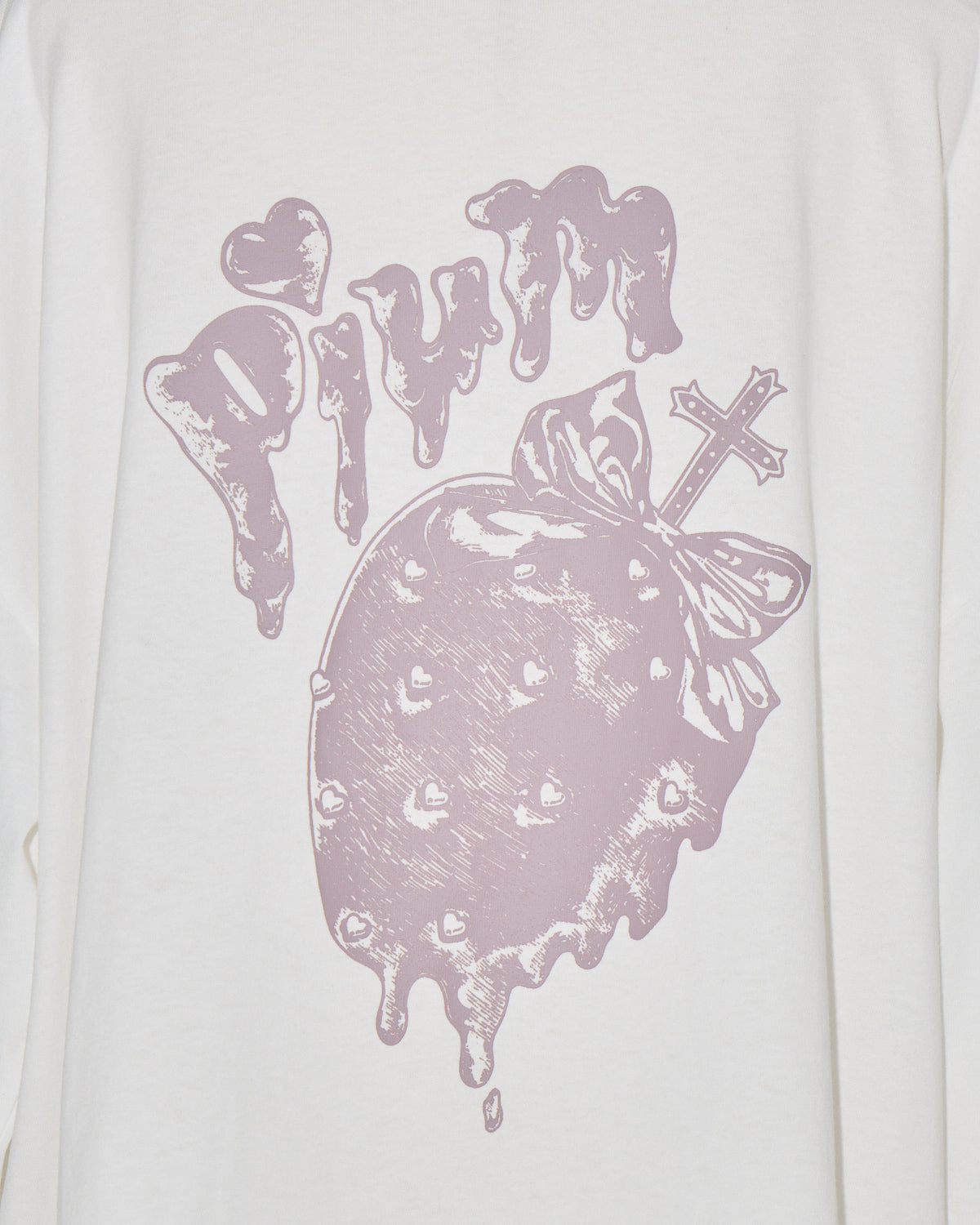 pium melty berry オーバーサイズロングTシャツ