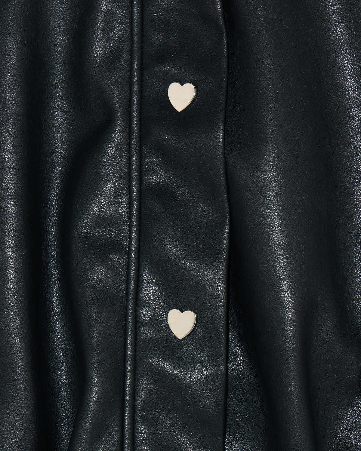 ハートレースアップレザージャケット