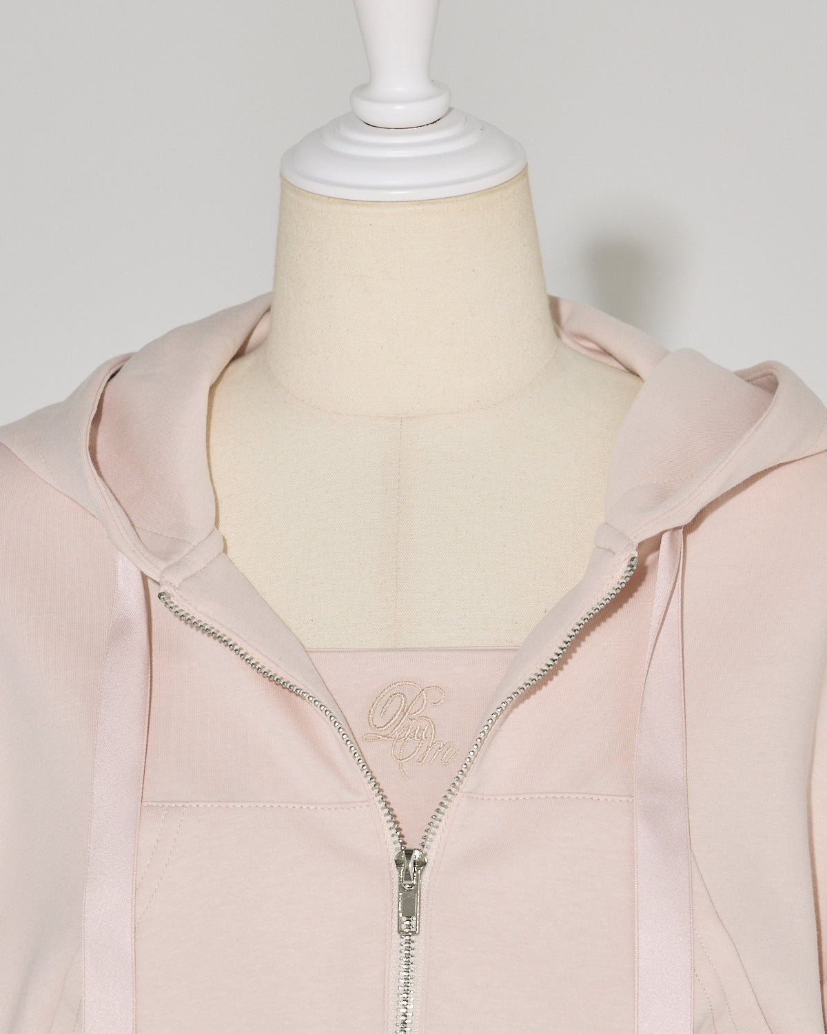 ティアードワンピ×ショートパーカーセット